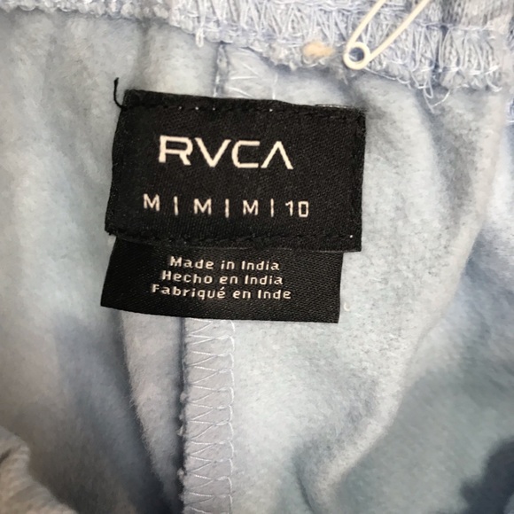 RVCA PTC SWEAT Jogger Pans Men’s Size M Color Light Blue Pocket’s Side High Rise - Picture 2 of 15
